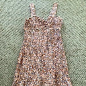 Zara cotton floral dress, size XS, NWT